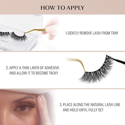 Kiss Vluxe Real Mink Dd Curl Eyelashes, 100% Real Mink-vcm04(heritage)