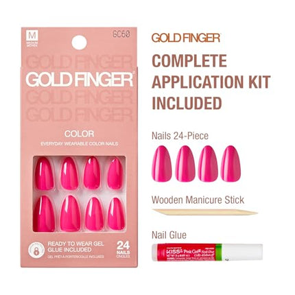Kiss Goldfinger Press On Nails-gc63