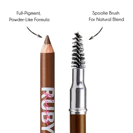 Ruby Kisses Gobrow Eyebrow Pencil-rbwp03(chocolate Brown)