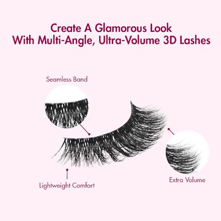 I-envy 3d False Lash, 3 Pairs Fluffy & Wispy Multi-angle-kpeim107