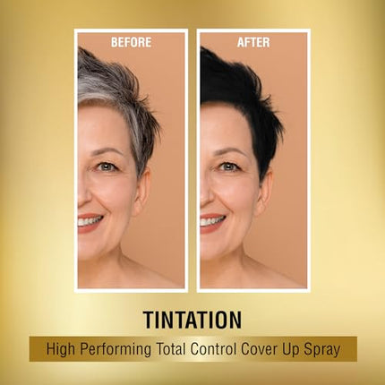 Red By Kiss Tintation Temporary Hair Color Spray-tcs16(off Black, 2.82 Oz)