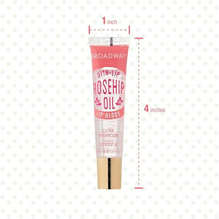 Kiss Ruby Kisses Broadway Vita-lip Clear Lip Gloss-bclg02d1(rosehip Oil)