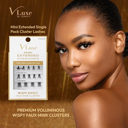 Kiss Vluxe Faux Mink Lash Cluster Mini Extended-vme03