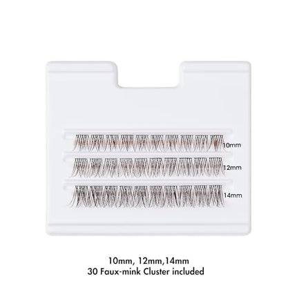 I-envy Color Couture Leopard 30 Faux Mink Lash Clusters-ic16(black Brown)