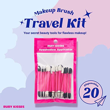 Ruby Kisses Eyeshadow Applicators 60 Pcs Disposable-ra04