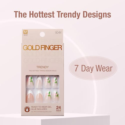 Goldfinger 24 Pcs Press On Nails-gd49