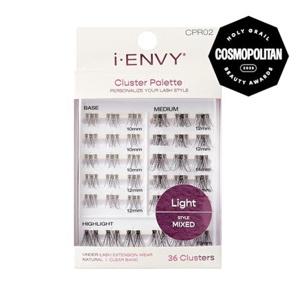 Kiss I-envy Cluster Palette Lash Refill-cpr18(dramatic 10-15mm #18)