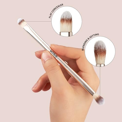 Kiss New York Professional Dual Ended Eyeshadow Brush-kpmb06