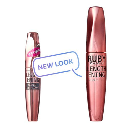 Ruby Kisses Mascara Waterproof Lengthening Mascara- Rmal01(lengthening)
