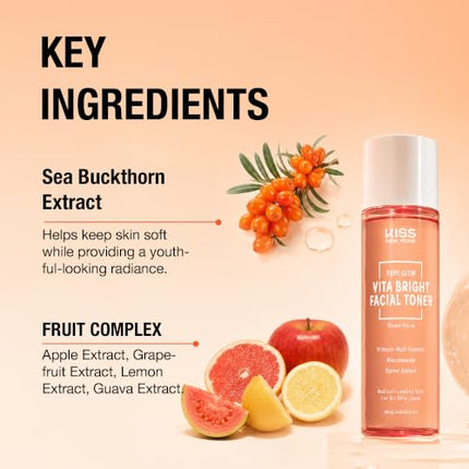 Kiss New York Vita Bright Facial Toner 4.06 Fl Oz-kvb02