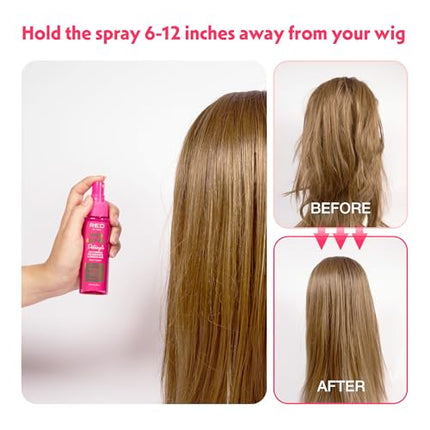 Red By Kiss Wig Spray, Extra Shine & Detangling Control-ws05(8oz, Detangling)