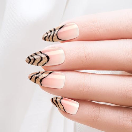Goldfinger 24 Pcs Press On Nails-gd49