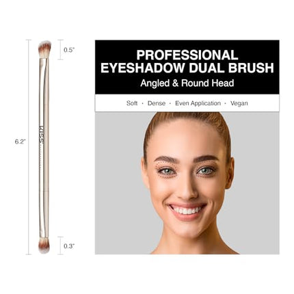 Kiss New York Professional Dual Ended Eyeshadow Brush-kpmb06