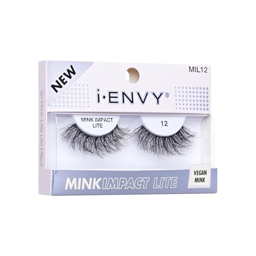 I-envy Mink Impact Lite - 100% 3d Mink-like Vegan Lashes-mil12
