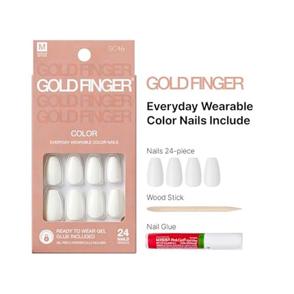 Kiss Goldfinger Press On Nails-gc63