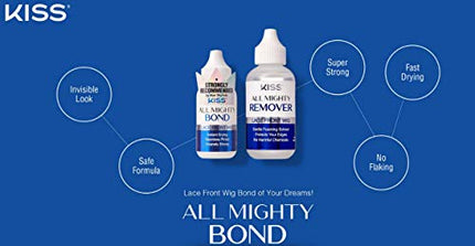 Kiss Red All Mighty Lace Front Wig Remover 2.03oz-kamr01