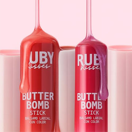 Kiss Ruby Kisses Butter Bomb Lip Balm-rsl12(praline)