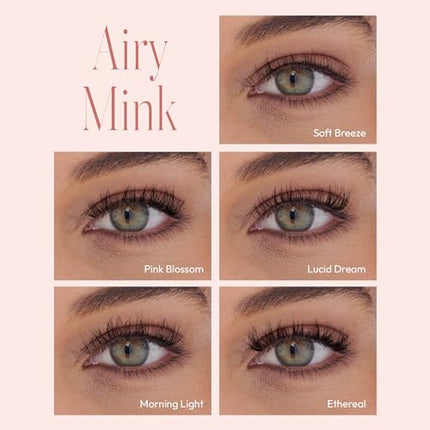 Vluxe Airy Mink False Eyelashes, 100% Real Mink-vam05(ethereal)