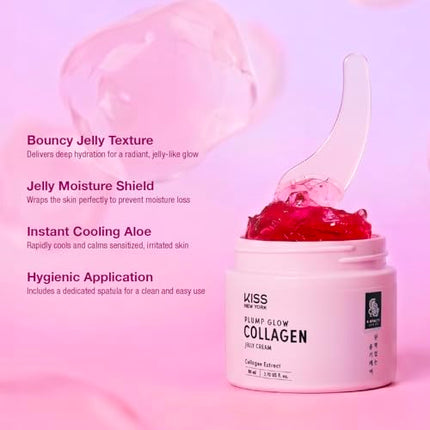 Kiss New York Plump Glow Collagen Jelly Cream 2.7oz-kjc01