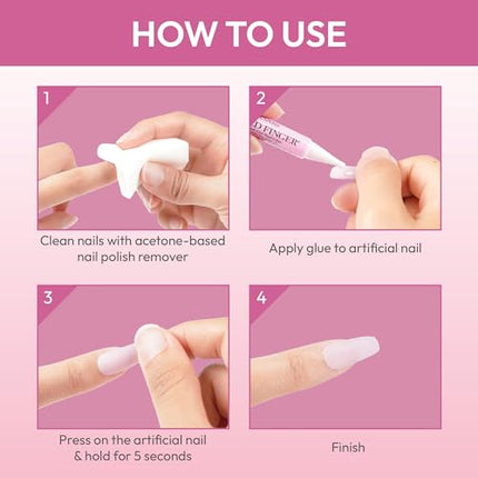Goldfinger Professional Nail Glue (pack Of 5)-ggl04