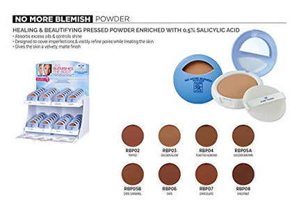 Ruby Kisses No More Blemish Powder Matte Finish Pressed Powder-rbp06(cafe)