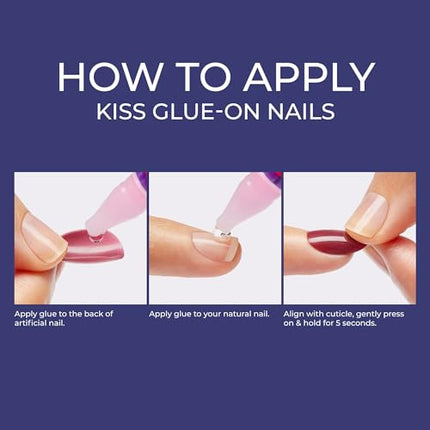 Kiss Gel Fantasy Allure Press On Nails-fa12