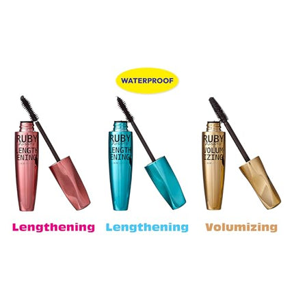 Ruby Kisses Waterproof Lengthening Mascara- Rlw01(lengthening Waterproof)