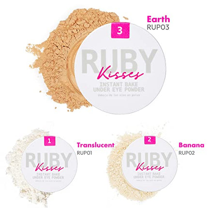 Kiss Ruby Kisses Instant Bake Undereye Powder-rup03(earth)