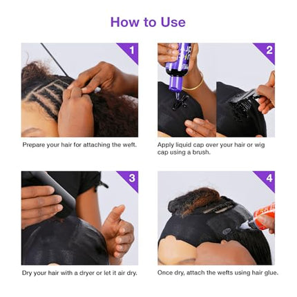 Red By Kiss Quick Dry Hair Protective Liquid Cap-uhp04(clear, 8oz)