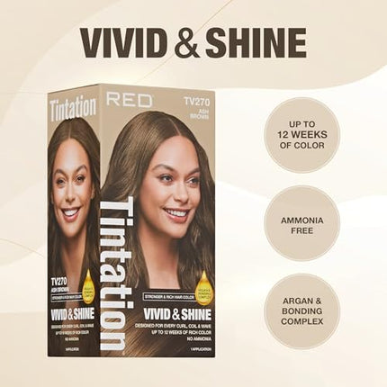Red By Kiss Tintation Vivid & Shine Permanent Hair Dye-tv999(jet Black)