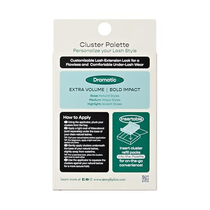 Kiss I-envy Cluster Palette Lash Refill-cpr18(dramatic 10-15mm #18)