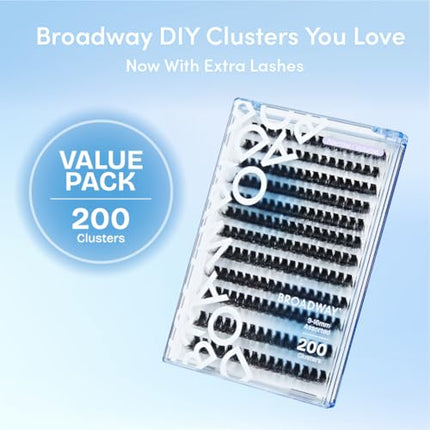 Kiss Broadway Lash Clusters-diym40