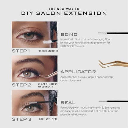 Kiss Vluxe Diy Eyelash Extension Lash Adhesive-veb05(clear 0.29oz)