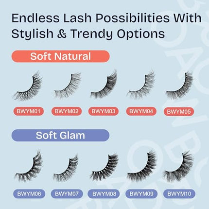 Kiss Broadway False Lashes Multipack-bwym10(soft Glam)