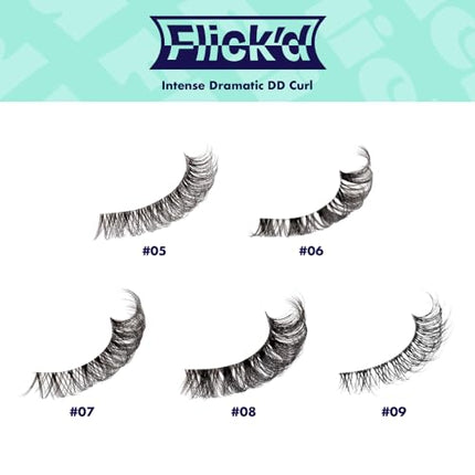 I-envy Flick'd Dd Curl False Lashes, 3 Pairs-ifkm09
