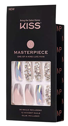 Kiss Masterpiece One-of-a-kind Luxe Nails-mpa01(love It)
