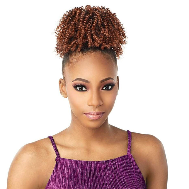 Sensationnel Synthetic Instant Pony Ponytail - Mini Kinky Puff