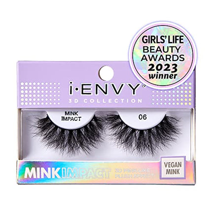 I-envy False Lashes 3d Mink-like Plush Impact Eyelashes-mip18