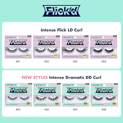 I-envy False Strip Lashes Flick'd D-curl-ifk