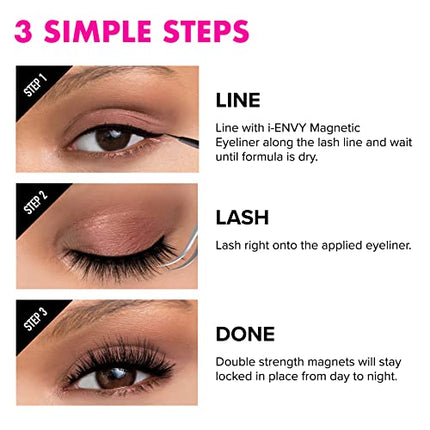 Kiss I Envy Magnetic Lashes Double Strength-kpml11