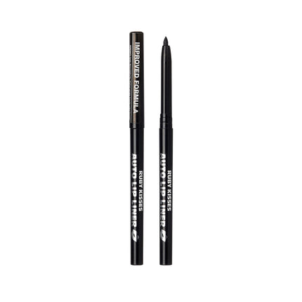 Ruby Kisses Auto Lip Liner Pencil-all07(black, 3pack)