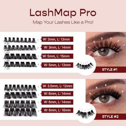 I-envy Lashmap Pro, Lash Cluster Kit-lmp03(mega Volume)