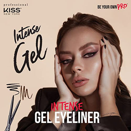 Kiss New York Pro Intense Gel Eyeliner With Built-in Sharpener-ge04(brown)