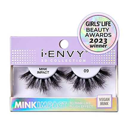 I-envy False Lashes 3d Mink-like Plush Impact Eyelashes-mip18