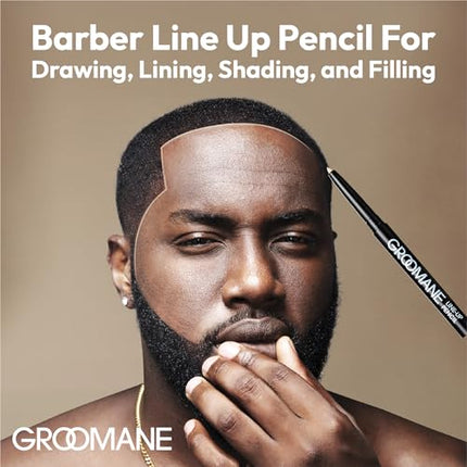 Red Pro Groomane Barber Line Up Pencil-gr43(light Tan)