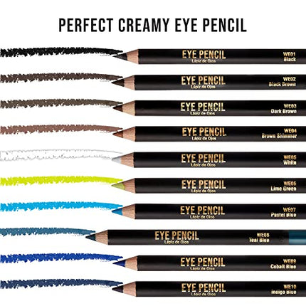 Kiss New York Professional Slim Eye Pencil Liner-we08(teal Blue)