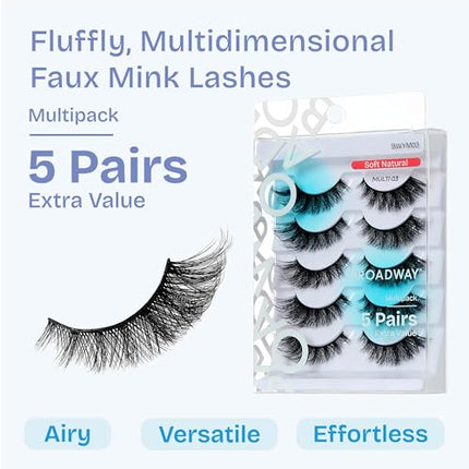 Kiss Broadway False Lashes Multipack-bwym10(soft Glam)