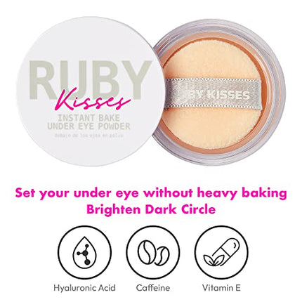 Kiss Ruby Kisses Instant Bake Undereye Powder-rup03(earth)
