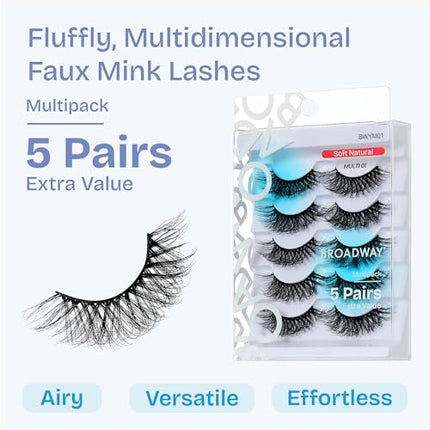Kiss Broadway False Lashes Multipack-bwym10(soft Glam)