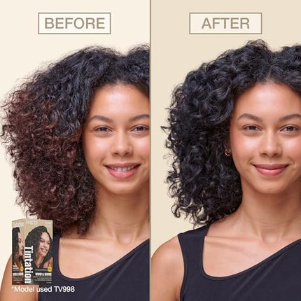 Red By Kiss Tintation Vivid & Shine Permanent Hair Dye-tv999(jet Black)